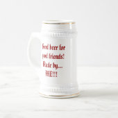 Dombek Breweries Inc., Good beer f... - Gepersonal Bierpul (Voorkant links)