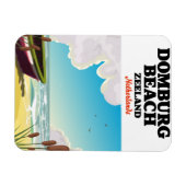 Domburg Beach Zeeland Domburg Beach Magneet (Horizontaal)