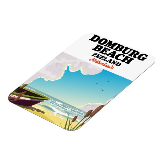 Domburg Beach Zeeland Domburg Beach Magneet (Linkerzijde)