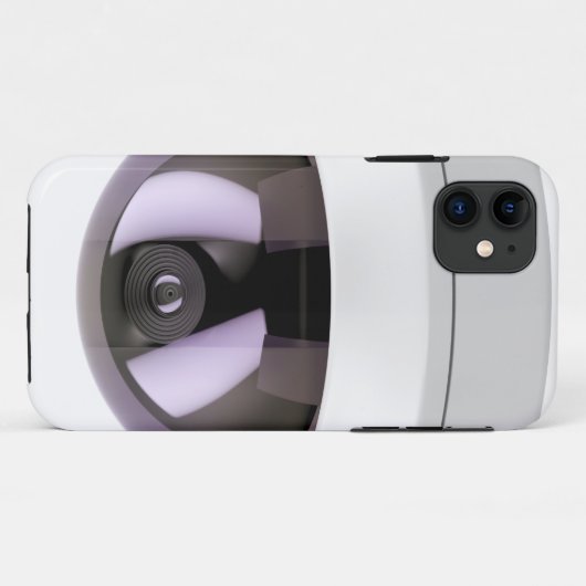 Dome-bewakingscamera Case-Mate iPhone Case (Achterkant (horizontaal))