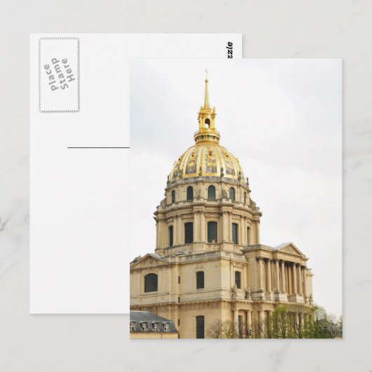 Dôme des Invalides Briefkaart (Voorkant / Achterkant)
