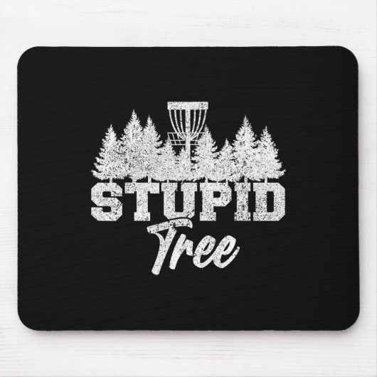Dome Disc Golf Spelers Vliegende Disc Golfers Muismat (Voorkant)