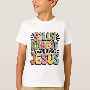 Dome Domme Konijn Pasen Is Voor Jezus Christelijk T-shirt