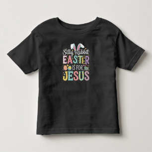 Dome Domme Konijn Pasen Is Voor Jezus Knuffel Koni Kinder Shirts