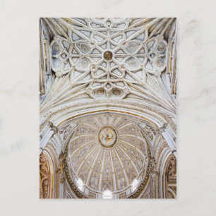 Dome en vaulted Ceiling of Cordoba Cathedral Briefkaart