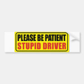 Dome Fahrer Bumpersticker (Voorkant)