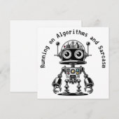 Dome Head Robot - Hardlopen op algoritmes en sarca (Voorkant / Achterkant)