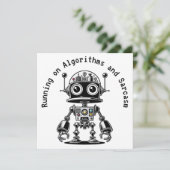 Dome Head Robot - Hardlopen op algoritmes en sarca (Staand voorkant)