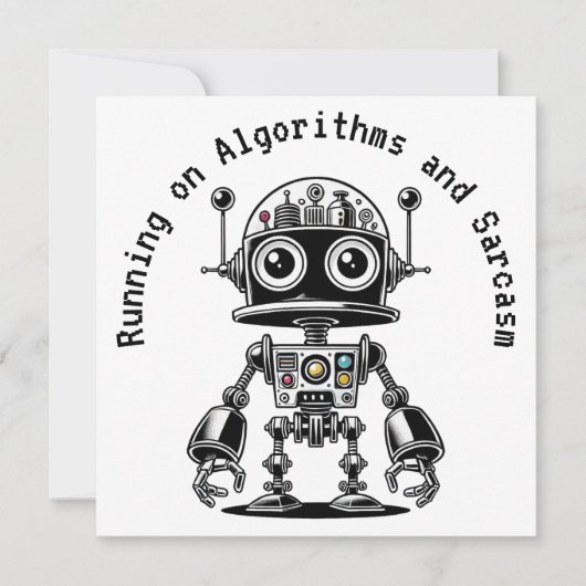 Dome Head Robot - Hardlopen op algoritmes en sarca (Voorkant)