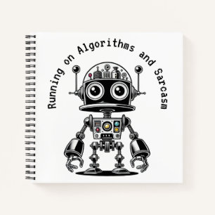 Dome Head Robot - Hardlopen op algoritmes en sarca Notitieboek