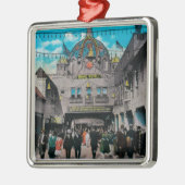 Dome Hotel uit Ocean Park Pier Metalen Ornament (Links)