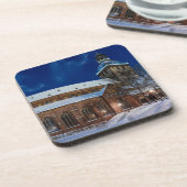 Dome kathedraal op het Dome-plein in Riga, Letland Bier Onderzetter (Linkerzijde)