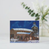 Dome kathedraal op het Dome-plein in Riga, Letland Briefkaart (Staand voorkant)