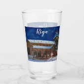 Dome kathedraal op het Dome-plein in Riga, Letland Glas (Achterkant)