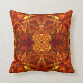 Dome Mandala (rood) Pillow Kussen