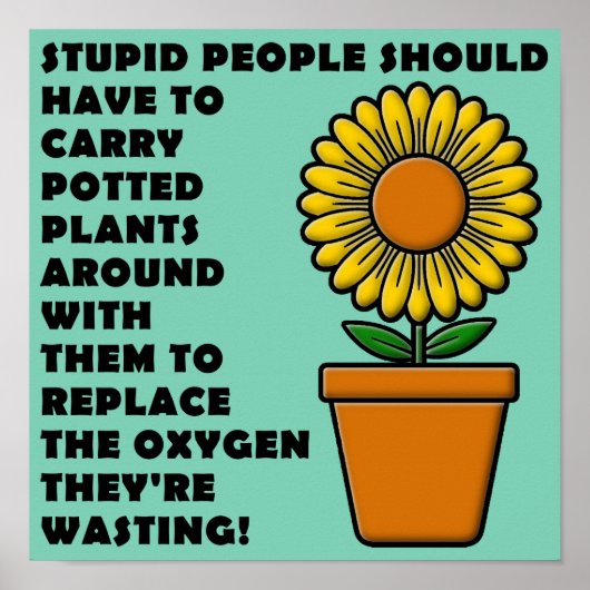 Dome mensen planten poster (Voorkant)