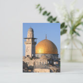 Dome of the Rock , Al Aqsa bij Sunset, Jerusalem Briefkaart (Staand voorkant)