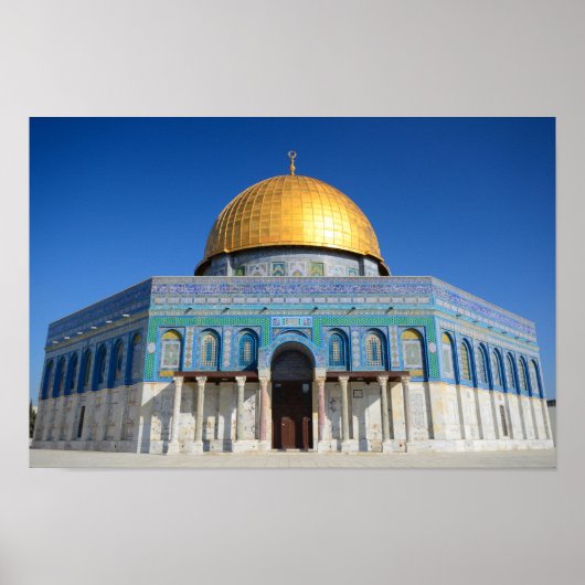 Dome of the Rock, Al-Aqsa Mosque Poster (Voorkant)