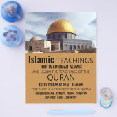 Dome of the Rock, Islamic Teaching Adverteren Flyer (Enkel)
