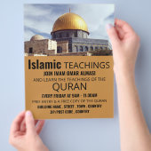 Dome of the Rock, Islamic Teaching Adverteren Flyer (Hand)