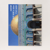 Dome of the Rock, Jerusalem, aangepaste berichtopt Legpuzzel (Verticaal)