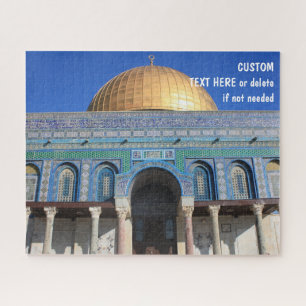 Dome of the Rock, Jerusalem, aangepaste berichtopt Legpuzzel
