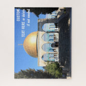Dome of the Rock, Jerusalem, aangepaste berichtopt Legpuzzel (Verticaal)