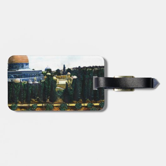 Dome of the Rock, Jerusalem Bagagelabel (Achterkant horizontaal)