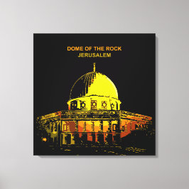 Dome of the Rock, Jerusalem Canvas Afdruk