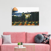 Dome of the Rock, Jerusalem Canvas Afdruk (Insitu (Woonkamer))