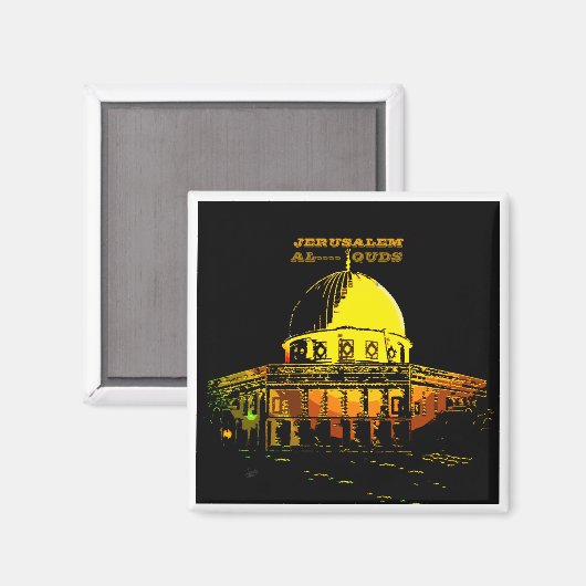Dome of the Rock, Jerusalem Magneet (Voorkant / Achterkant)