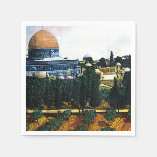 Dome of the Rock, Jerusalem Servetten (Voorkant)