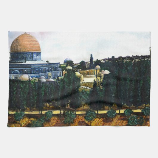 Dome of the Rock, Jerusalem Theedoek (Horizontaal)