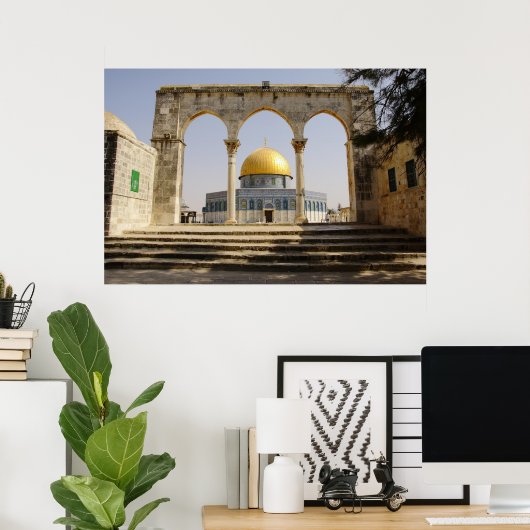 Dome of the Rock Poster (Thuiskantoor)