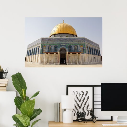 Dome of the Rock Poster (Thuiskantoor)