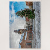 Dome-plein met kerstboom in Riga Legpuzzel (Verticaal)