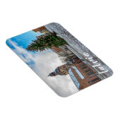 Dome-plein met kerstboom in Riga Magneet (Rechterzijde)