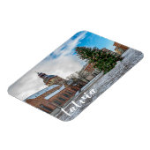 Dome-plein met kerstboom in Riga Magneet (Linkerzijde)