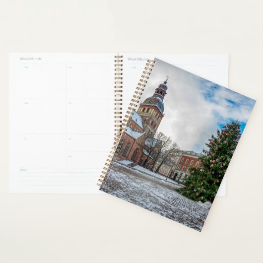 Dome-plein met kerstboom in Riga Planner (Display)