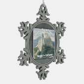 Dome Sweet Half Dome Tin Sneeuwvlok Ornament (Links)