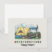 Dome Tent Camper Camping Apparel Briefkaart (Voorkant / Achterkant)