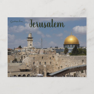 Dome van de Rock Jerusalem Briefkaart