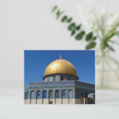 Dome van de Rock Post Kaart: Jeruzalem, Palestina Briefkaart (Staand voorkant)