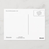 "Dome van de rots, Jeruzalem"-briefkaart Briefkaart (Achterkant)