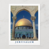 "Dome van de rots, Jeruzalem"-briefkaart Briefkaart (Voorkant)