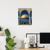 "Dome van de rots, Jeruzalem" groot poster (Thuiskantoor)