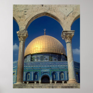 "Dome van de rots, Jeruzalem" groot poster