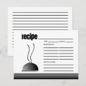 Domed Serving Platter-kaart Briefkaart (Voorkant / Achterkant)