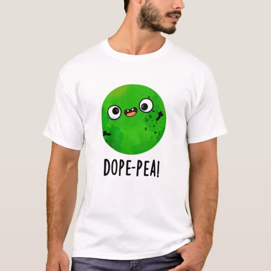 Domein-erwt Grappige Domme Erwt Woordgrap T-shirt (Voorkant)