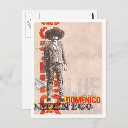 Domenico briefkaart (Voorkant / Achterkant)